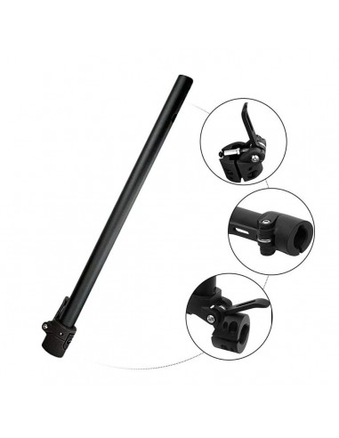 Barra con sistema de plegado