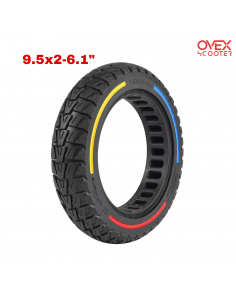 Neumático macizo 9.5x2-6.1"...