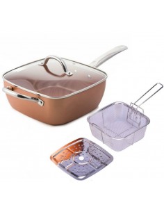 SARTÉN CUADRADA ANTIADHERENTE