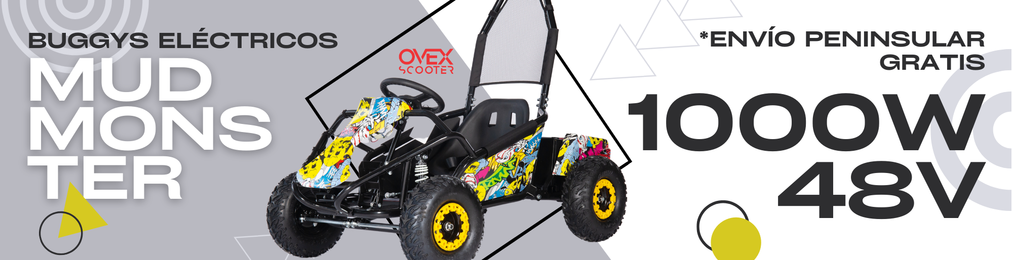 OVEX Mud Monster Buggy Eléctrico 1000W